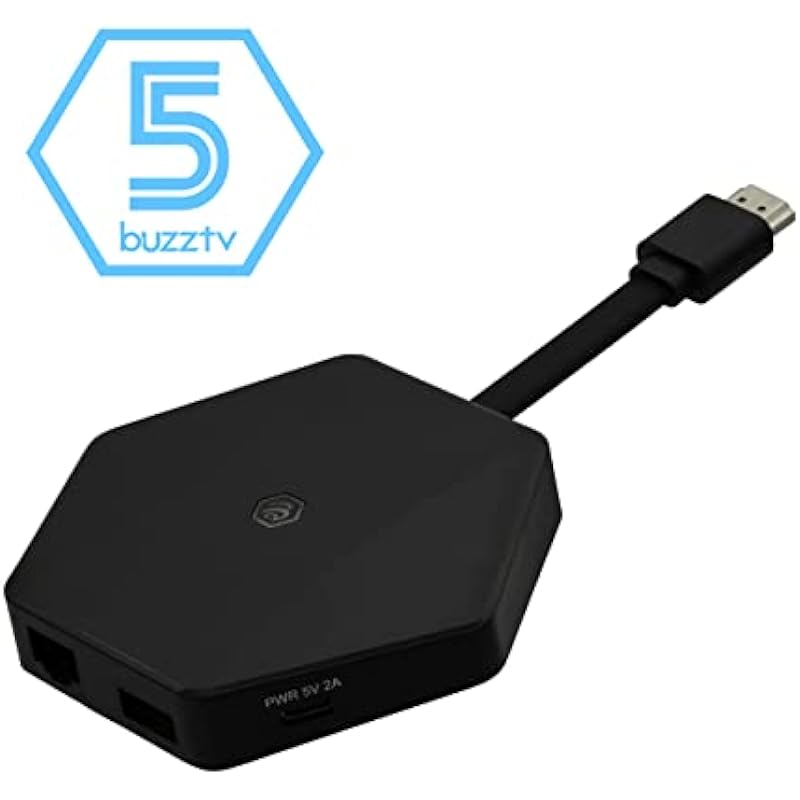 BuzzTV HD5 | 4GB RAM – 32GB Storage | Android 11 OS | 4K Buzz tv