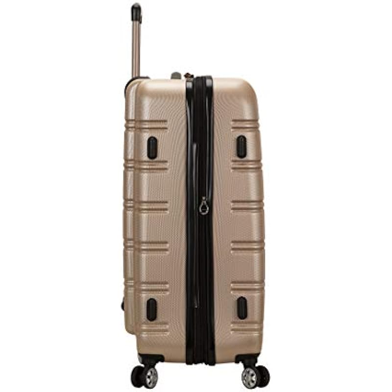 Rockland Luggage 20 Inch 28 Inch 2 Piece Expandable Spinner Set, Champagne, One Size