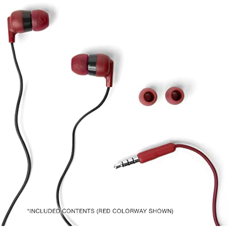 Skullcandy Ink’d+ In-Ear Wired Earbuds, Microphone, Works with Bluetooth Devices and Computers – Cobalt Blue