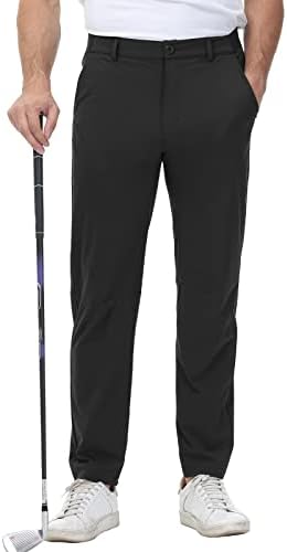 JHMORP Men’s Golf Pants Stretch Lightweight Quick Dry Dress Work Casual Pants with Pockets