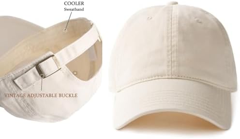 FURTALK Cotton Low Profile Baseball Cap Hat for Men Women Adjustable Dad Hat Four Seasons Classic