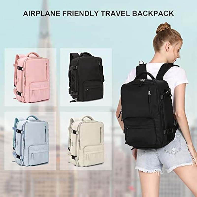 Cabin Bags for Travel, Underseat Carry-ons Bag for Women, Hand Luggage Bag Men Travel Backpack Cabin Size Laptop backpack