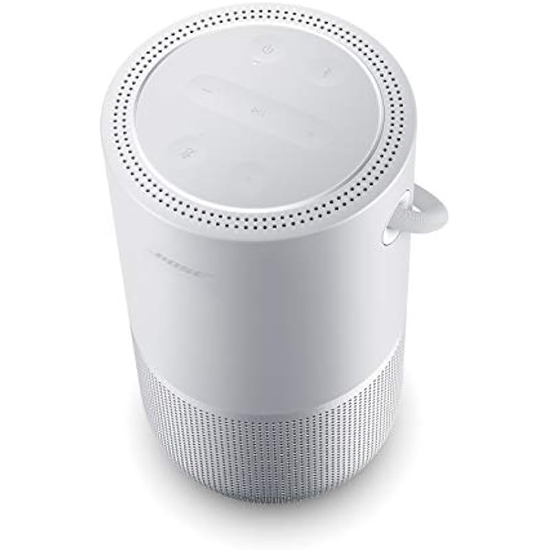 Bose Portable Smart Speaker – With Alexa Voice Control Built-In, Luxe Silver