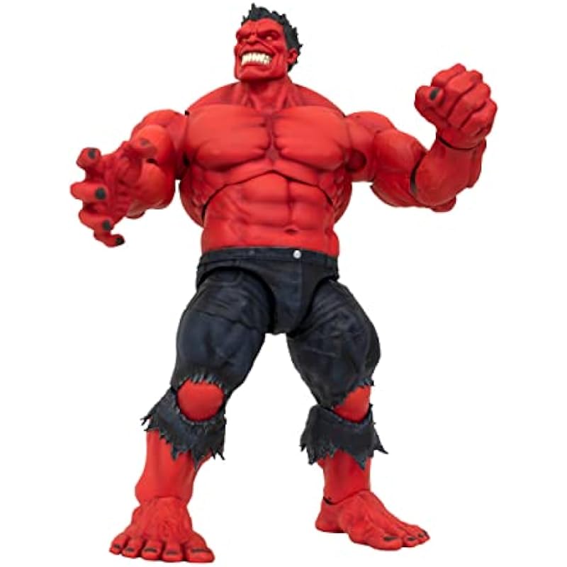 Diamond Select Toys Marvel Select Red Hulk 9-Inch Action Figure (Red)