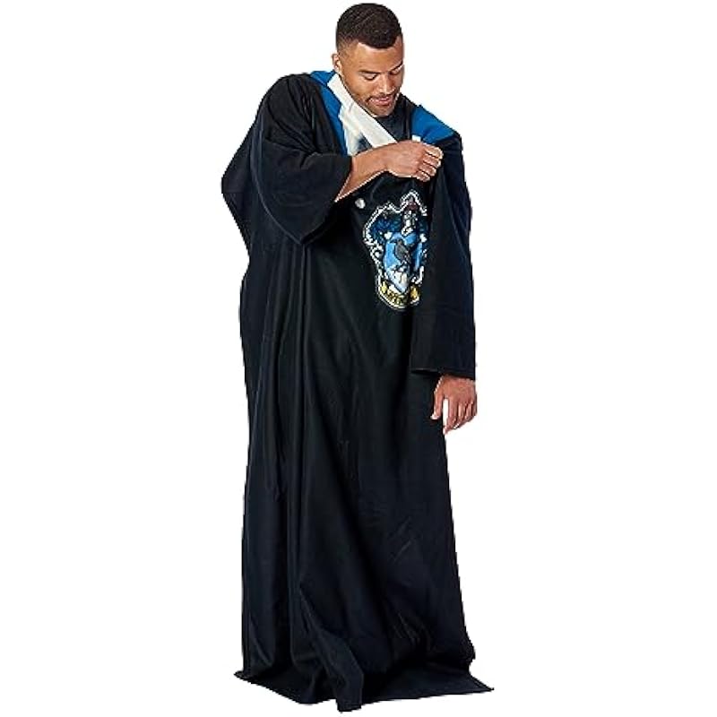 Northwest Comfy Throw Blanket with Sleeves, 48 x 71 Inches, Ravenclaw Rules