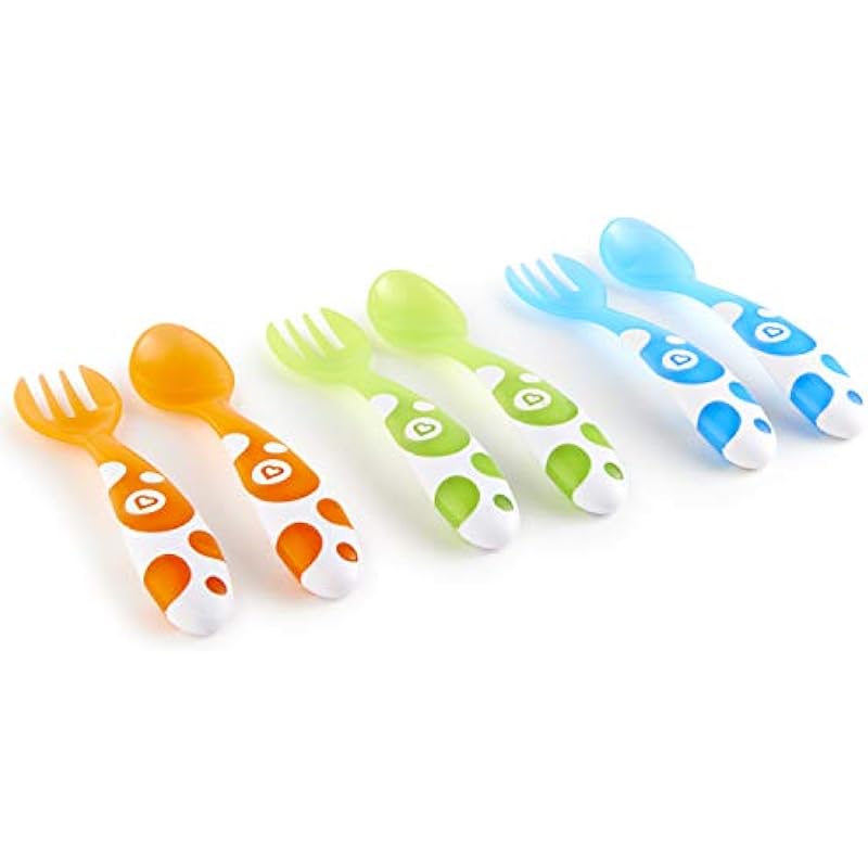 Munchkin Multi Toddler Forks and Spoons 14905, 6 Pack