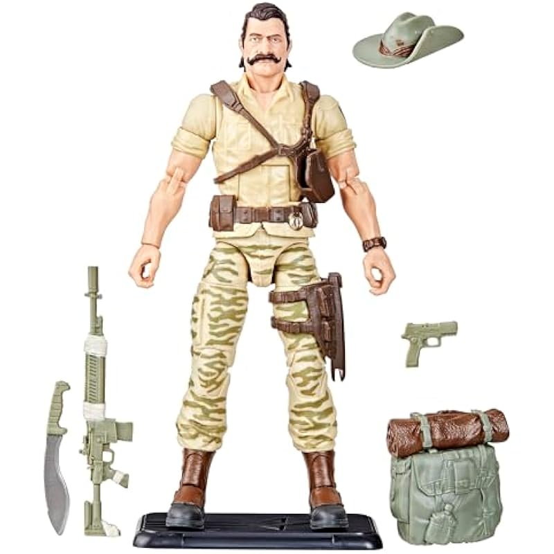 G.I. Joe Classified Series Retro Cardback Recondo, Collectible 6-Inch Action Figure with 7 Accessories