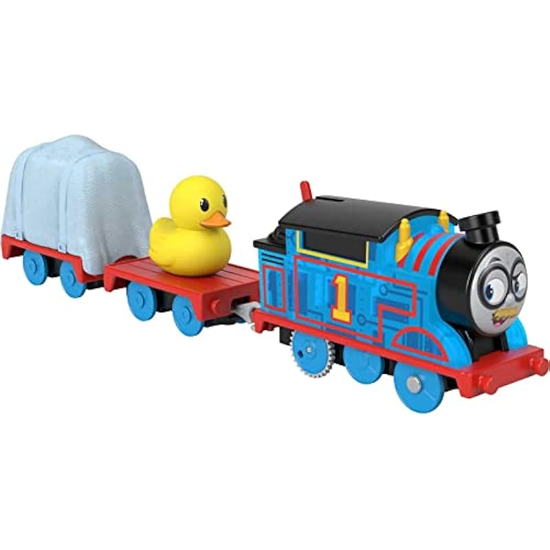 Thomas & Friends Motorized Toy Train Secret Agent Thomas Battery-Powered Engine With Cargo For Preschool Kids Ages 3+ Years