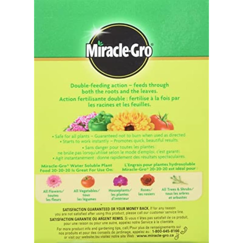 Miracle-Gro Water Soluble Plant Food 20-20-20 Green
