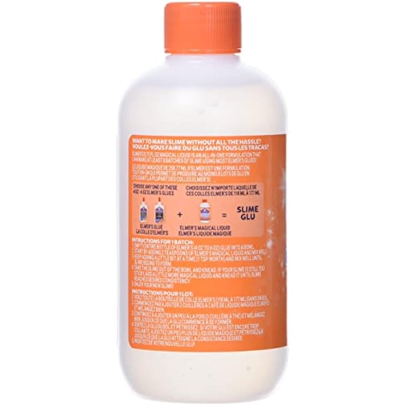 Elmer’s Glue Slime Magical Liquid Activator Solution, 8.75 fl. oz. Bottle – Great for Making Slime