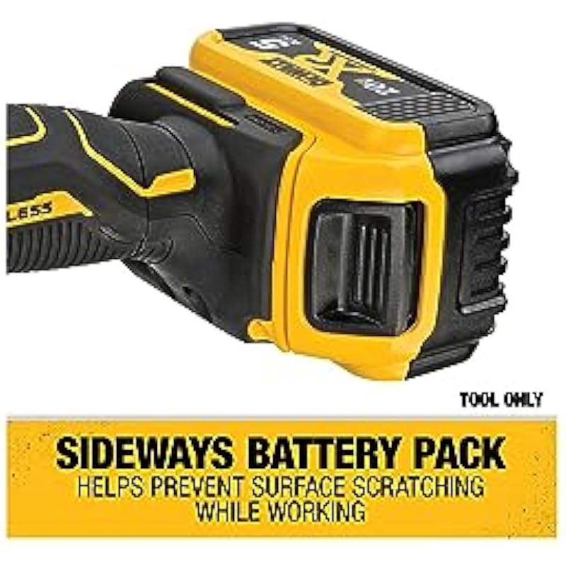 DEWALT 20V MAX* XR Cordless Polisher, Rotary, Variable Speed, 7-Inch, 180 mm, Tool Only (DCM849B)