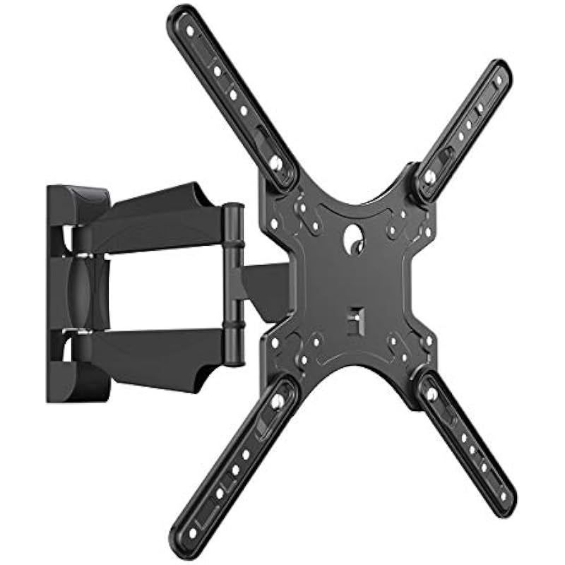 Suptek Adjustable TV Wall Mount Swivel and Tilt TV Arm Bracket for Most 32-55 inch LED, LCD Monitor and Plasma TVs up to 70lbs VESA up to 400x400mm (MAFD-L400)