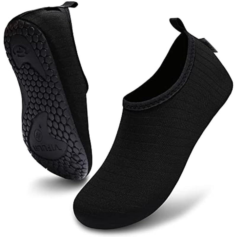 VIFUUR Water Sports Shoes Barefoot Quick-Dry Aqua Yoga Socks Slip-on for Men Women