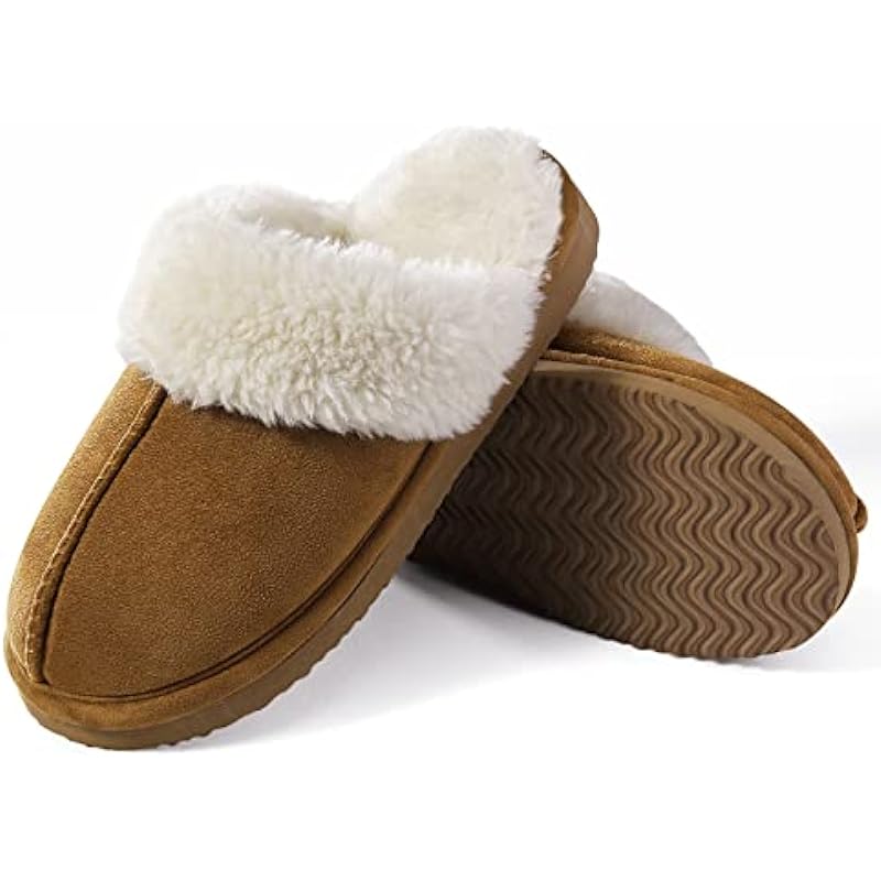 Litfun Women’s Fuzzy Memory Foam Slippers Fluffy Winter House Shoes Indoor and Outdoor