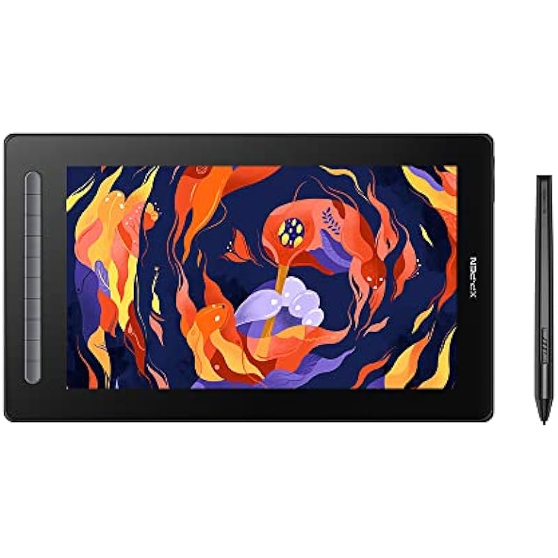 Drawing Tablet with Screen – XPPen Artist16 2nd 15.6 Inch FHD Drawing Monitor Pen Display Graphic Monitor (16/X3 Pen, Black)