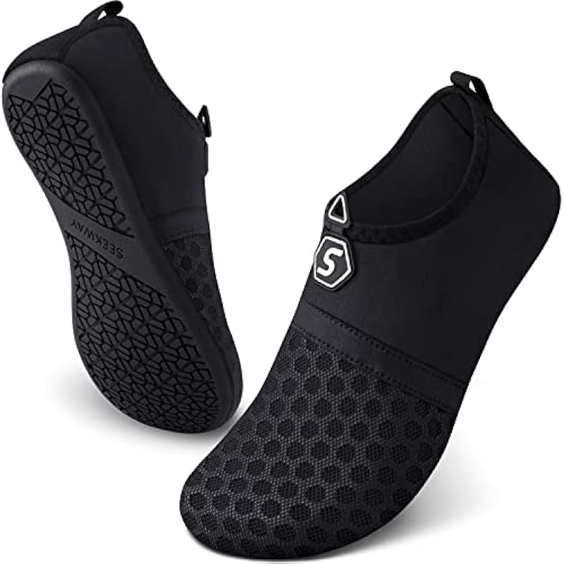 SEEKWAY Water Shoes Women Men Quick-Dry Beach Aqua Socks Barefoot Non Slip Swim Pool Outdoor Surf River Lake Yoga