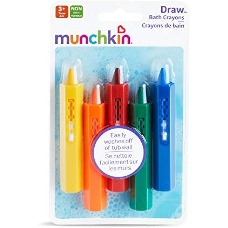 Munchkin 31286 5 Piece Bath Crayons Set