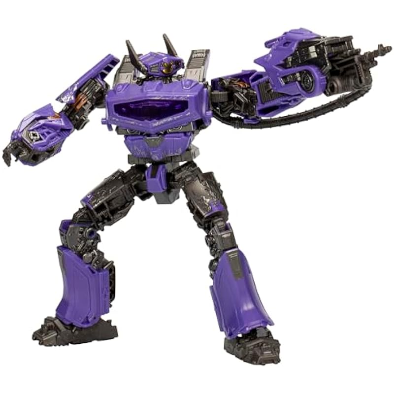 Transformers Toys Studio Series Voyager Transformers: Bumblebee 110 Shockwave, 6.5-inch Converting Action Figure, 8+