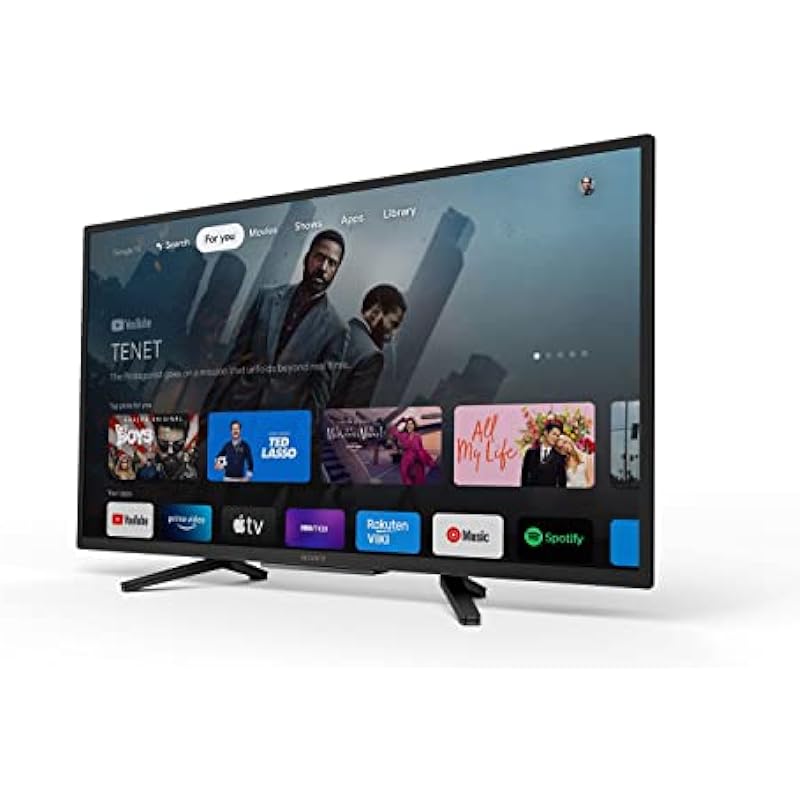 Sony 32 inch W830K 720p HD LED HDR Smart TV with Google TV and Google Assistant (KD32W830K) ,Black