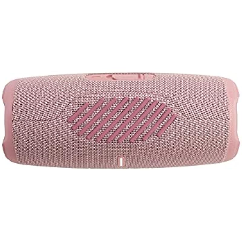 JBL Charge 5 Portable Bluetooth Speaker with Deep Bass, IP67 Waterproof and Dustproof, Up To 20 Hours of Playtime, Built-in Powerbank – Pink