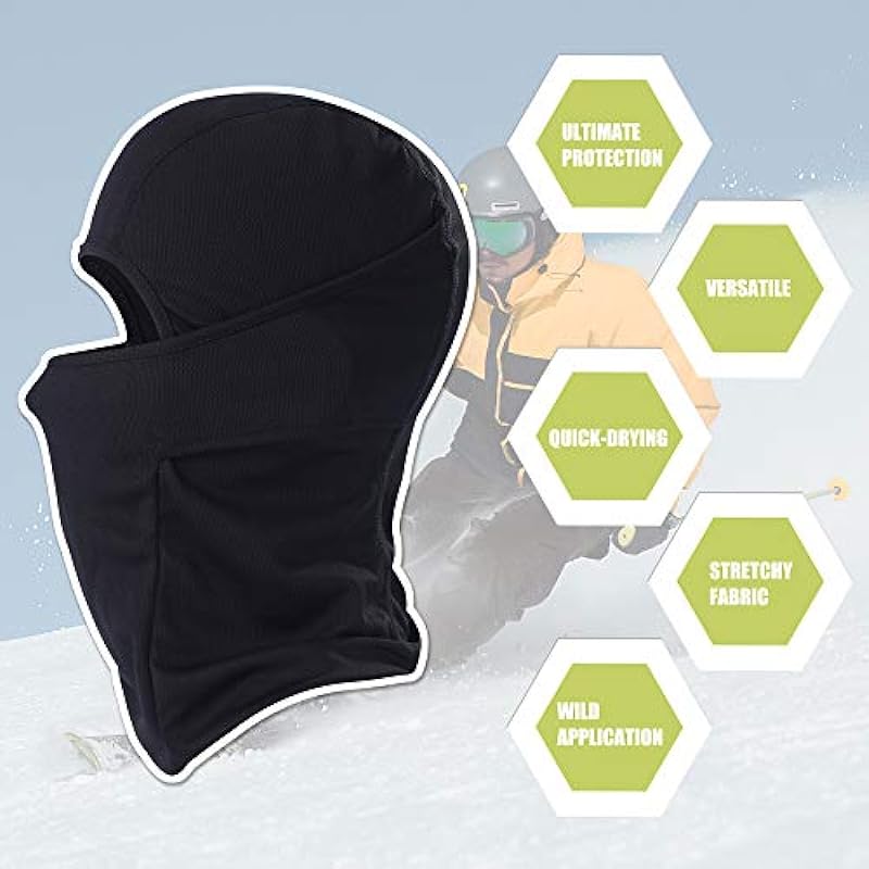 Balaclava Face Mask Adjustable Windproof UV Protection Hood