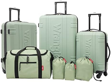 Wrangler Unisex 7 Pc Venture Luggage Set Luggage- Luggage Set