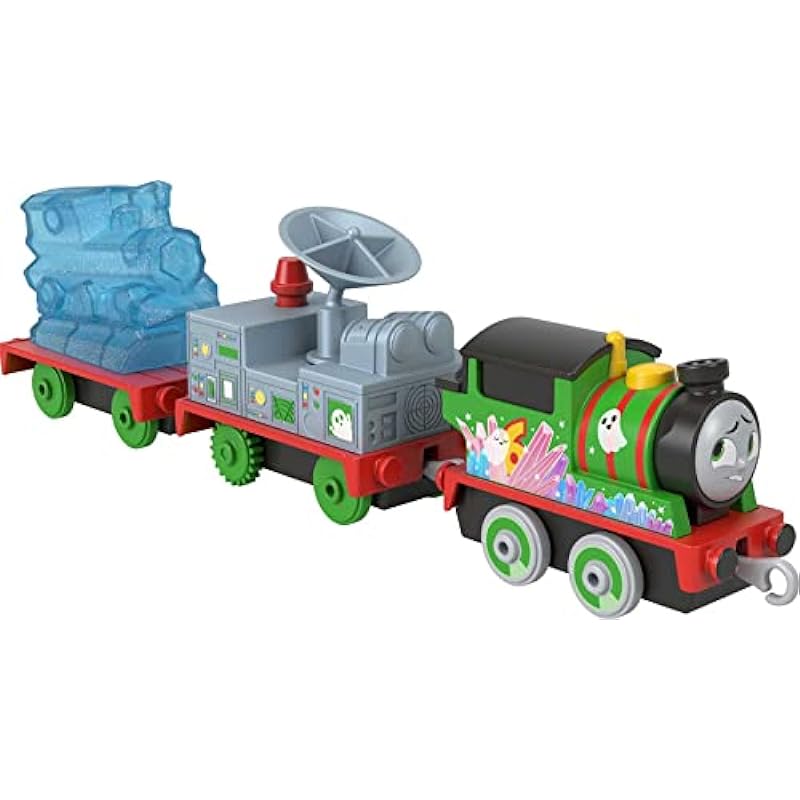 Thomas & Friends Fisher-Price Old Mine Percy die-cast Push-Along Toy Train Engine for Preschool Kids Ages 3 Years and Older