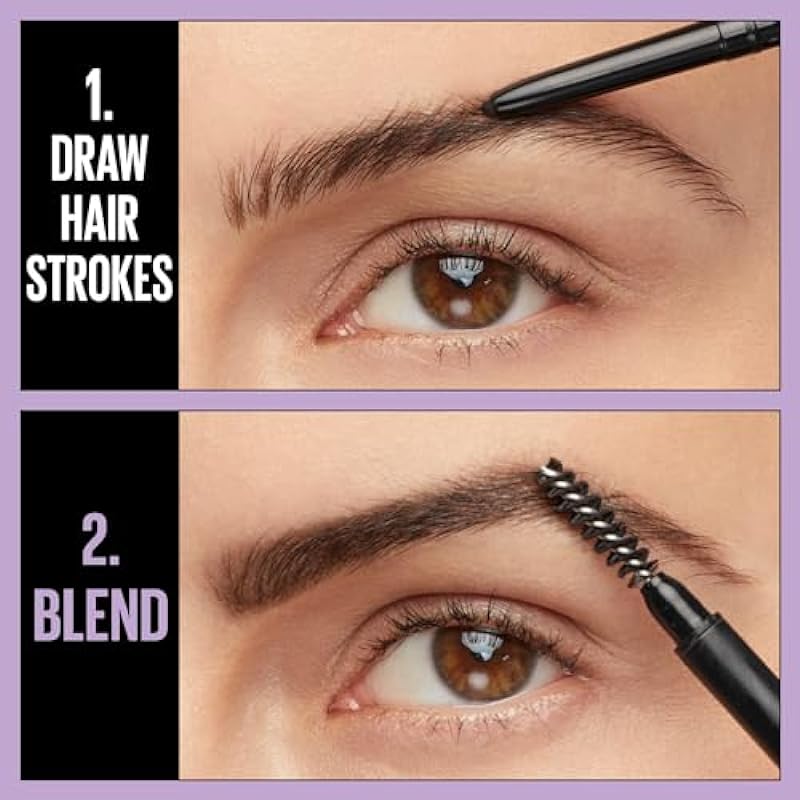 Maybelline New York Brow Ultra Slim Defining Eyebrow Pencil, Soft Brown, 0.003 Oz (Packaging May Vary)