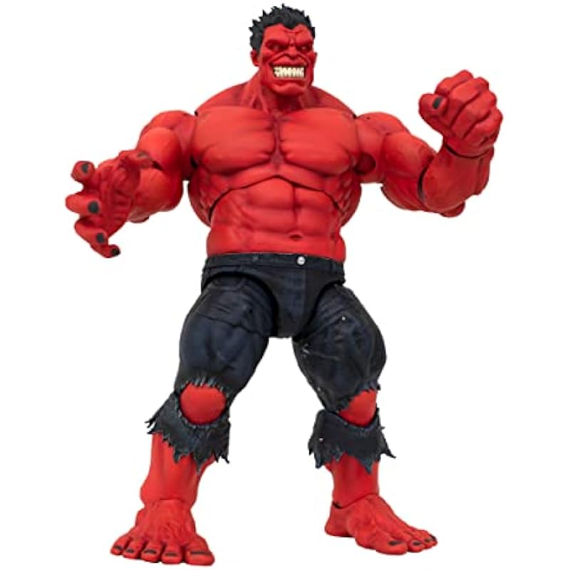 Diamond Select Toys Marvel Select Red Hulk 9-Inch Action Figure (Red)