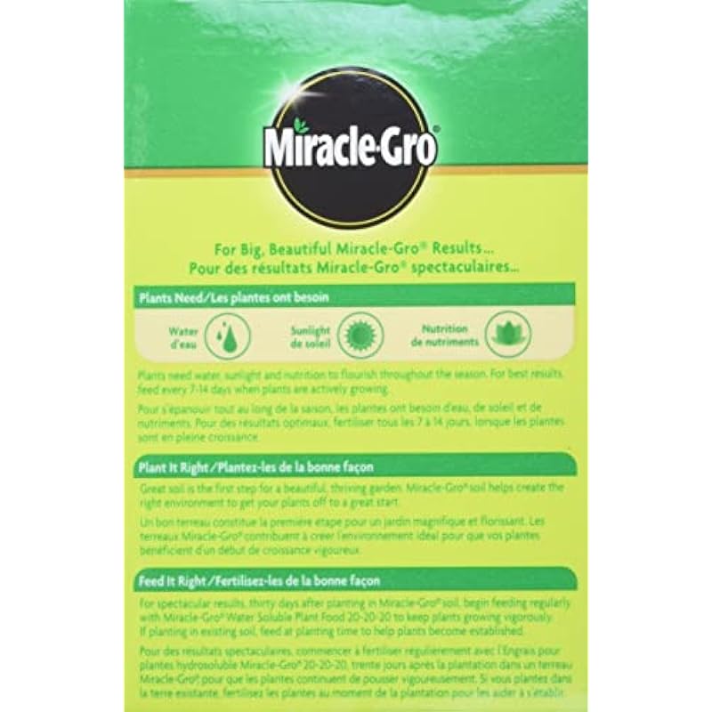 Miracle-Gro Water Soluble Plant Food 20-20-20 Green
