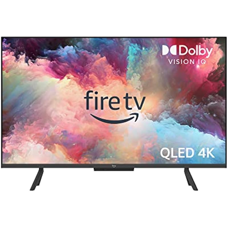 Amazon Fire TV 43″ Omni QLED Series 4K UHD smart TV, Dolby Vision IQ, Fire TV Ambient Experience, hands-free with Alexa