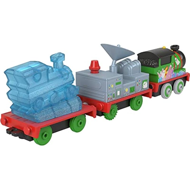 Thomas & Friends Fisher-Price Old Mine Percy die-cast Push-Along Toy Train Engine for Preschool Kids Ages 3 Years and Older