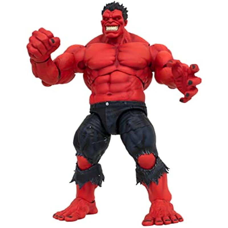 Diamond Select Toys Marvel Select Red Hulk 9-Inch Action Figure (Red)