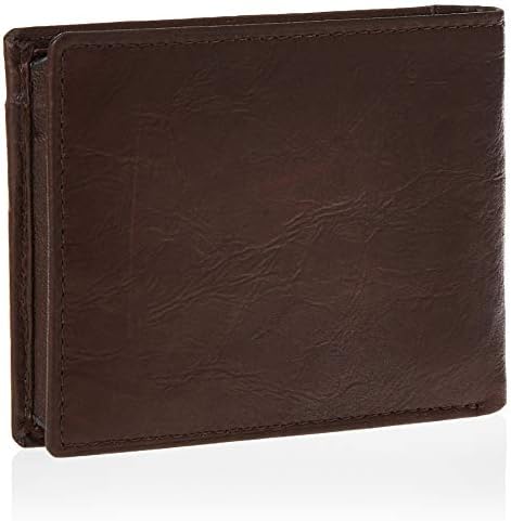 Fossil Men’s Quinn Leather Bifold with Flip ID Wallet