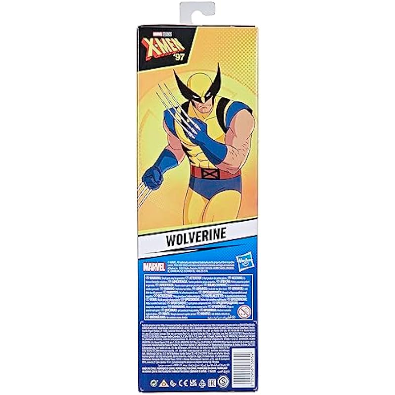 Marvel X-Men Wolverine 11.25-Inch-Scale Titan Hero Series Action Figure, X-Men Toys, Super Hero Toys for Kids, Ages 4 and Up, Marvel Titan Hero Series