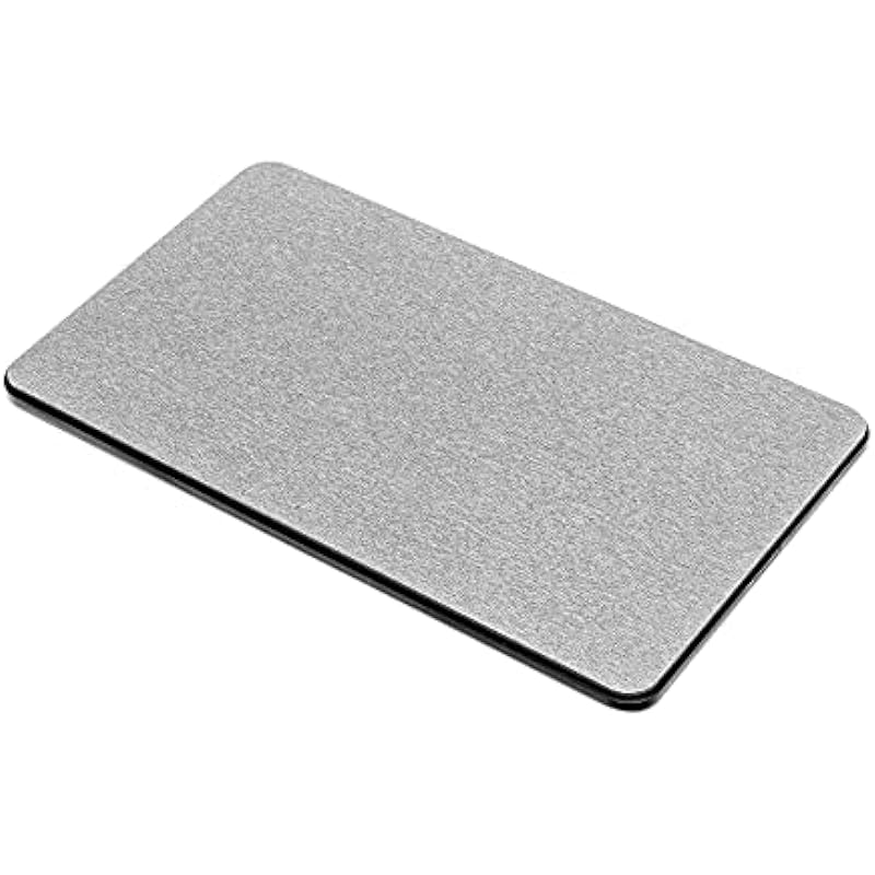 madesmart Dish Mat-Granite, Drying Stone Collection, Accelerates Moisture Evaporation, Natural & Mineral Materials, Non-Slip Base, Gray