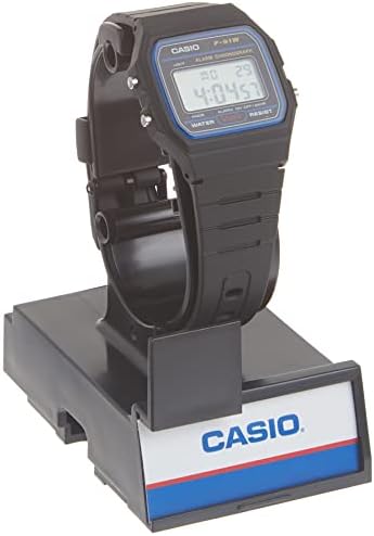 Casio Men’s Classic Black Resin Strap Watch Digital F91W-1