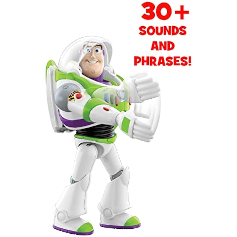 Disney Pixar Toy Story Movie Toys, Buzz Lightyear Talking Action Figure with Karate Chop Motion and 20 Phrases and Sounds