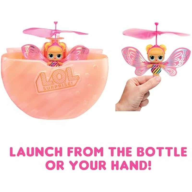 L.O.L. Surprise! Magic Flyers: Flutter Star- Hand Guided Flying Doll, Collectible Doll, Touch Bottle Unboxing, Great Gift for Girls Age 6+