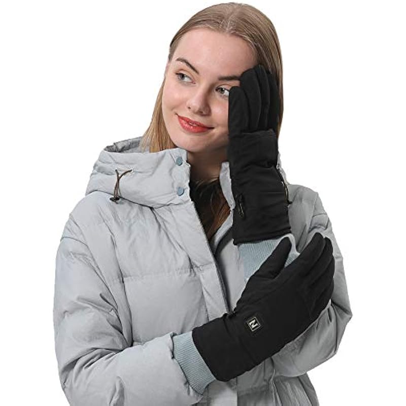 Heated Gloves for Men Women, Winter Raynauds Disease Waterproof & Windproof Work Gloves, Motorcycle Hunting Fishing Riding