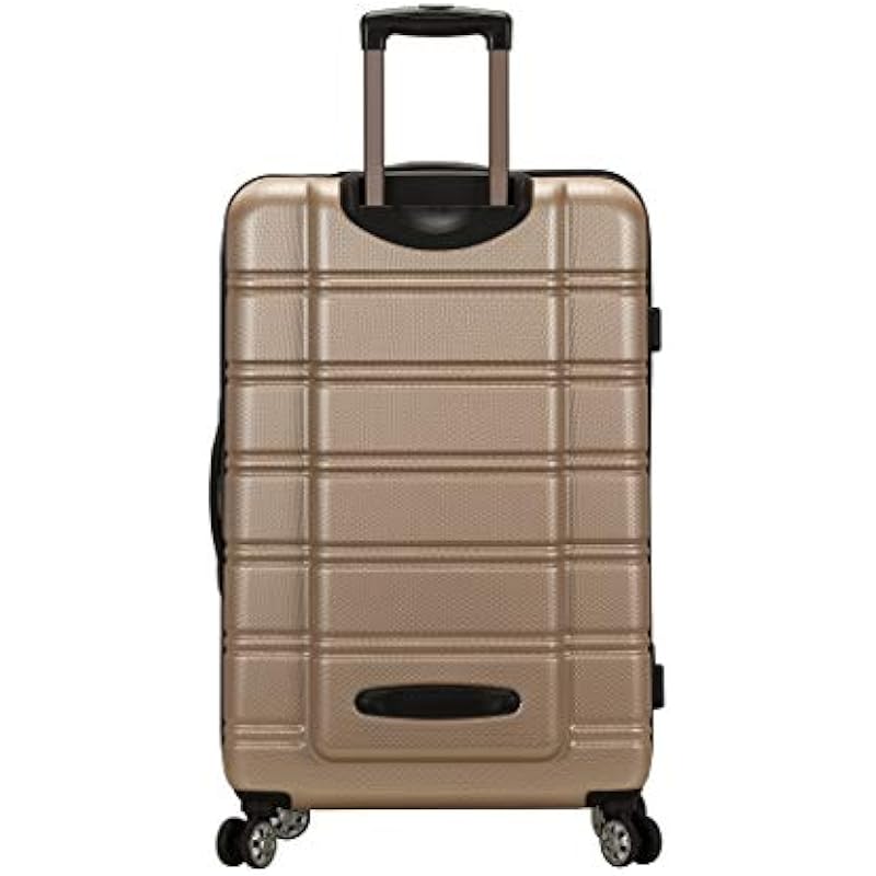 Rockland Luggage 20 Inch 28 Inch 2 Piece Expandable Spinner Set, Champagne, One Size