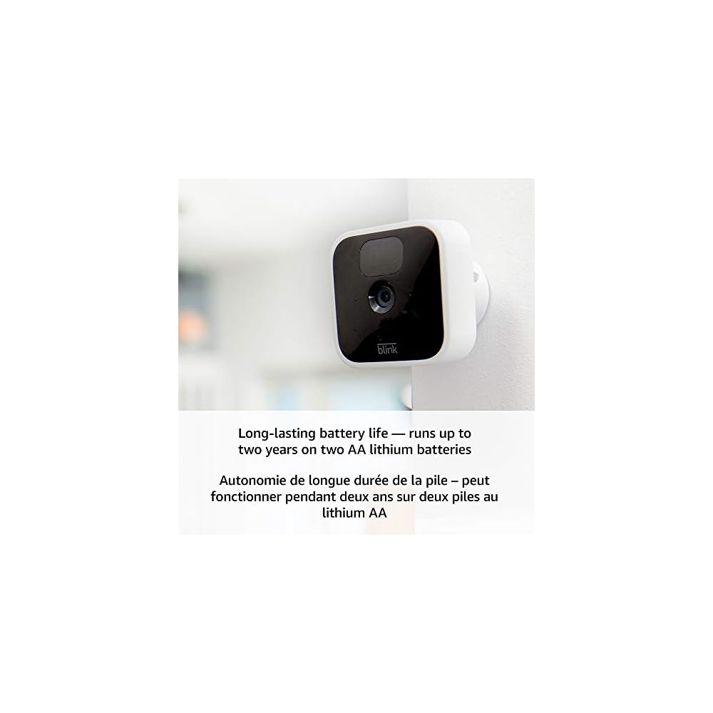 Blink Indoor (3rd Gen) – wireless, HD security camera with two-year battery life, motion detection, and two-way audio – 5 camera system