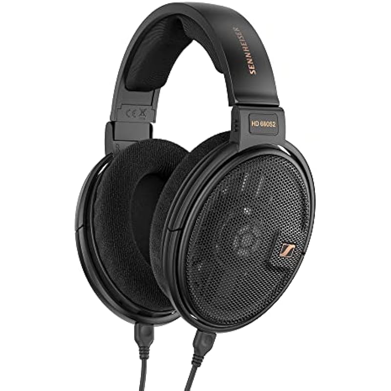 Sennheiser HD 660S2 – Wired Audiophile Stereo Headphones with Deep Sub Bass, Optimized Surround, Transducer Airflow, Vented Magnet System and Voice Coil – Black