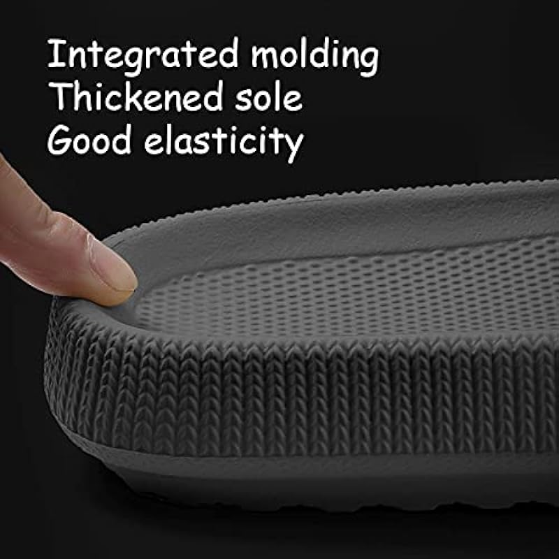 House Slipper For Man And Women Pillow Slides  Non-Slip Lightweight Open-toe Shower Shoes Quick Drying  Extra Thick Sandals