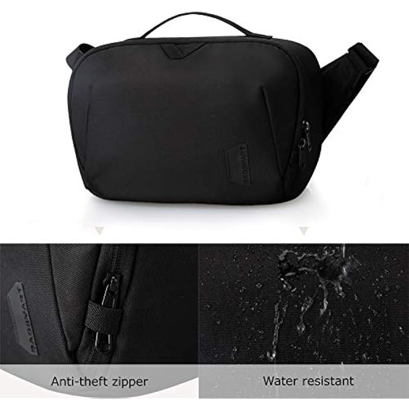 Camera Bag, Bagsmart SLR DSLR Case, Mirrorless Camera Sling Bag, Quadcopter case, Durable Waterproof Padded Shoulder Bag for Digital Compact Camera