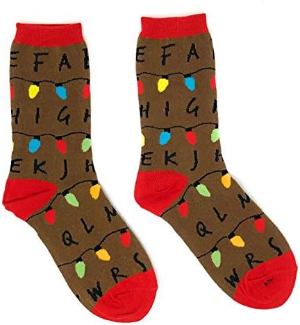 Oooh Yeah Women’s Combed Cotton Funny Novelty Crew Thanksgiving Christmas Socks