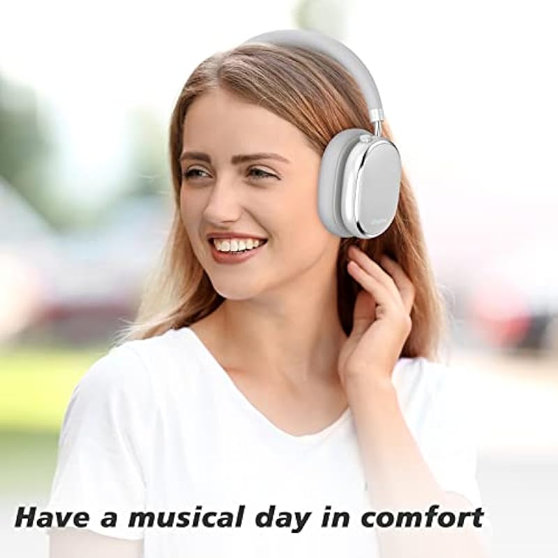 Srhythm NiceComfort 95 Hybrid Noise Cancelling Headphones,Wireless Bluetooth Headset with Transparency Mode,HD Sound