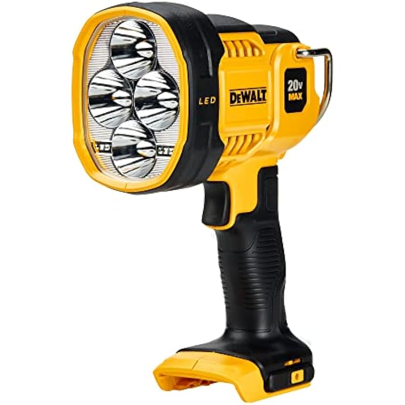 DEWALT 20V MAX LED Work Light, Pivoting Head (DCL043) , Red