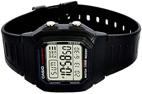 Casio Men’s W800H-1AV Classic Digital Sport Watch, Blue,Black, One Size