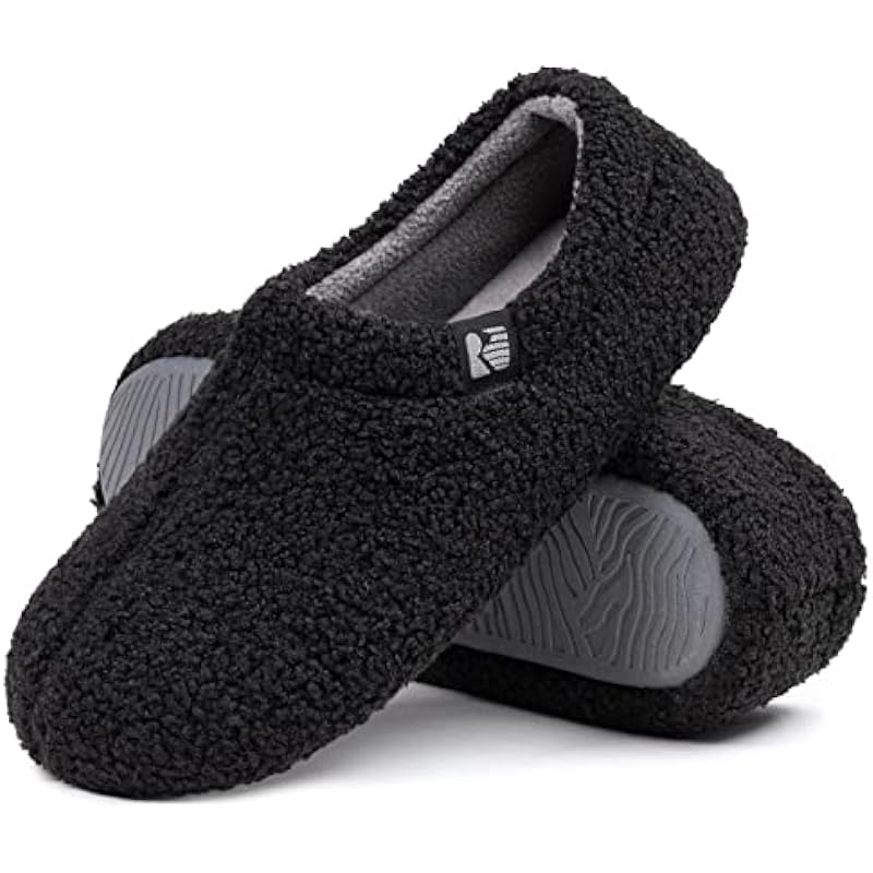 RockDove Women’s Teddy Fleece Closed Back Indoor Slipper